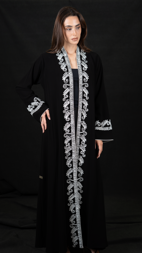 D-S00014 White Embroidered