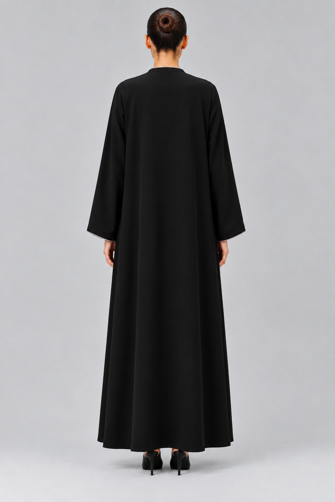 N0047 Blush & Slate Abaya