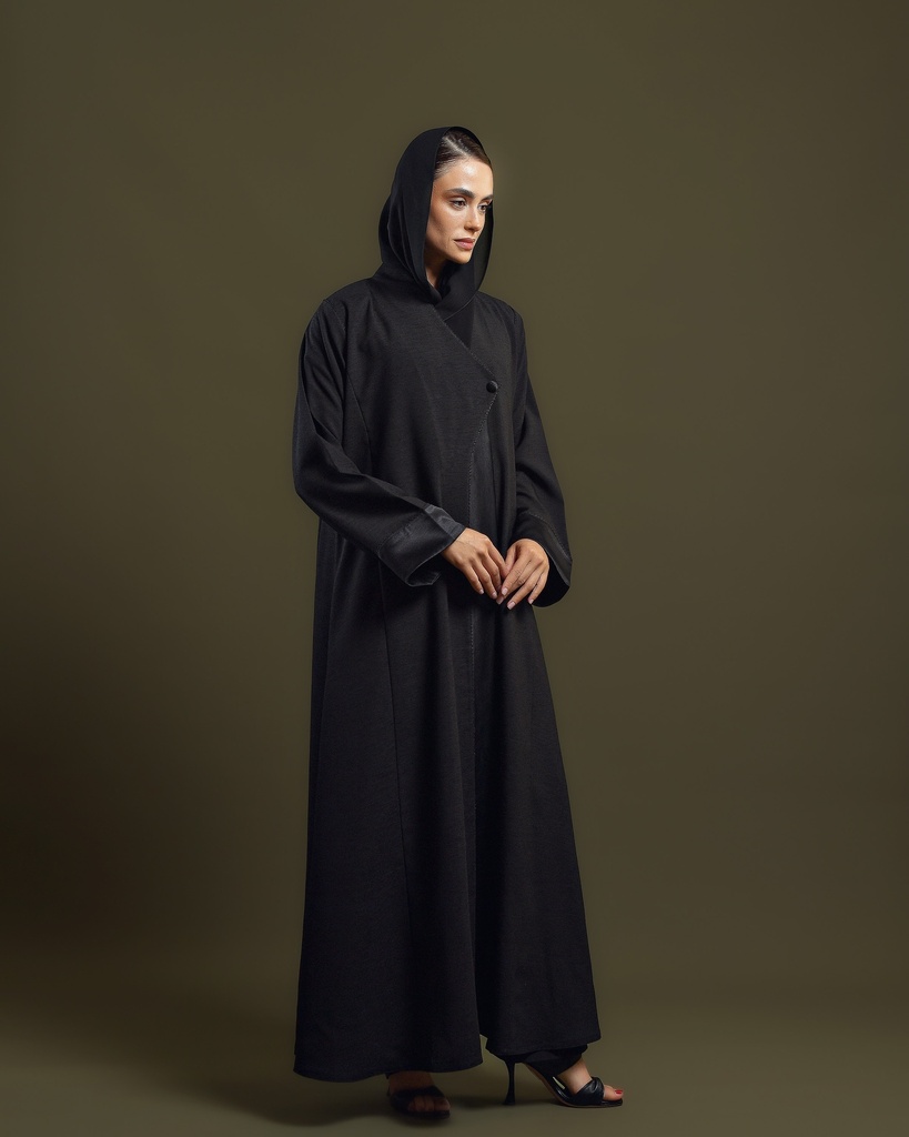 D-S0007- Black Crepe