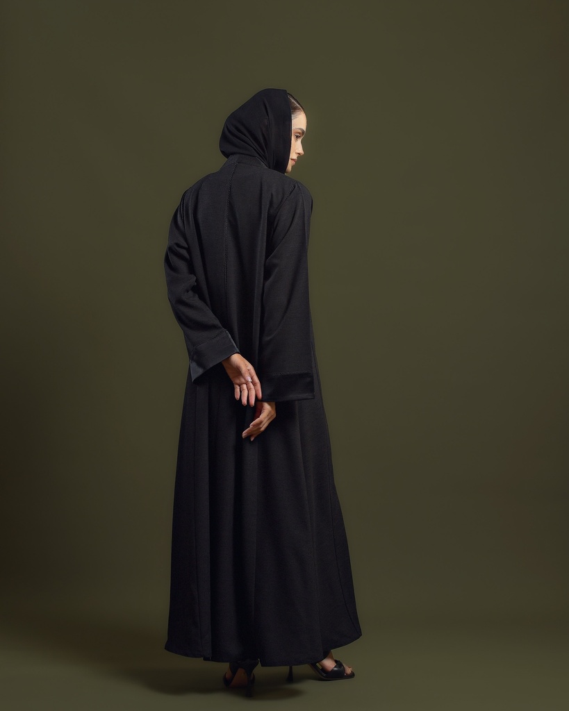 D-S0007- Black Crepe
