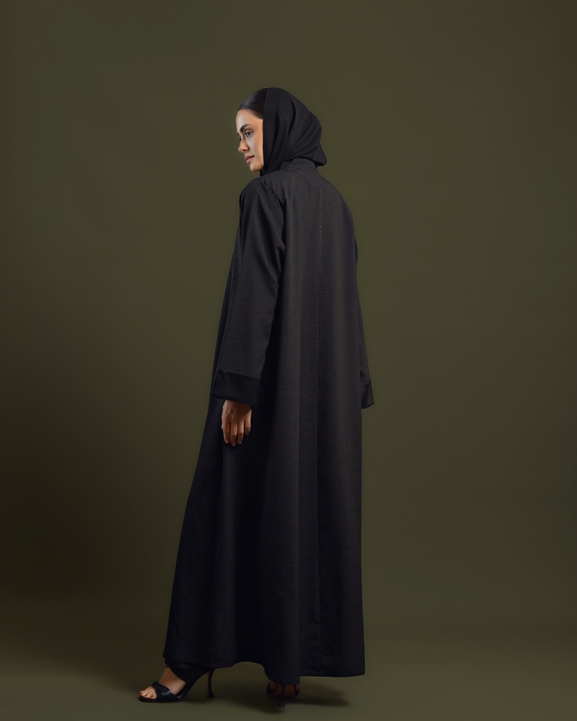 D-S0007- Black Crepe