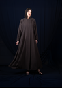 D2-0017 Espresso Shimmer Abaya