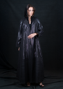 D2-0009 Iridescent Striped Panel Abaya