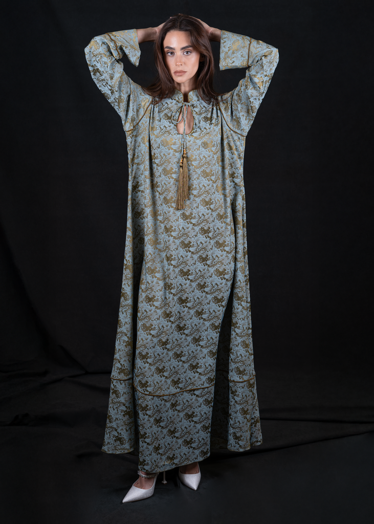 D-R0005 Grace Printed Jalabiya