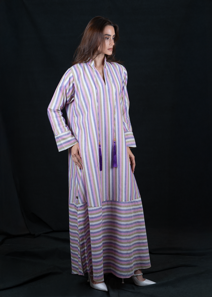D-R0013 Horizontal striped Jalabiya