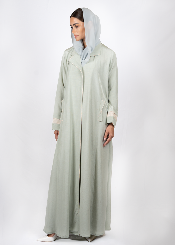 D-T0005 Mint Green Trench