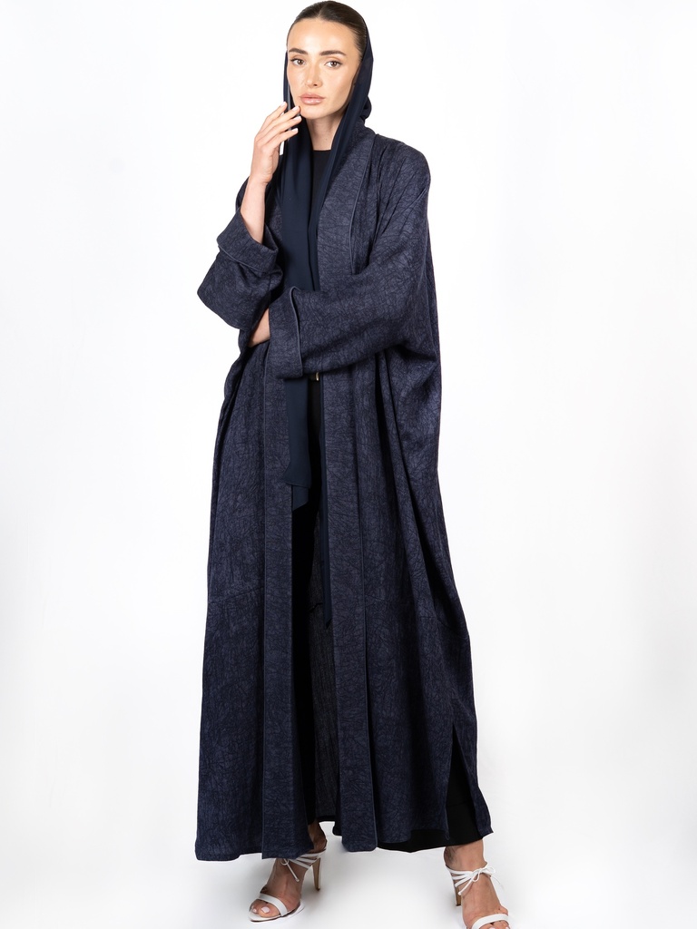 D3-0010 Denim-Blue Textured Linen