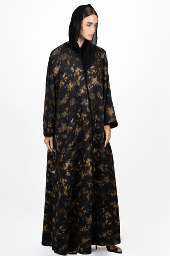 D3-0007 Black and Antique Gold Textured